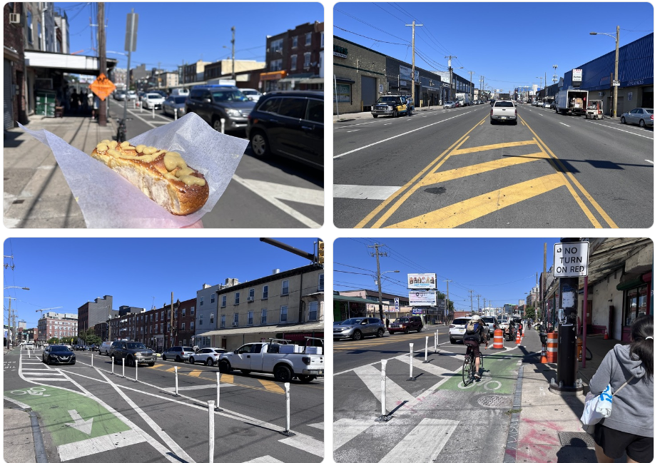Four images of Washington Avenue in Philadelphia. Credit Will Tung