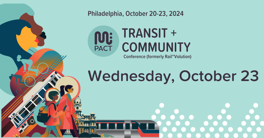 Graphic for Wednesday sessions at Mpact Transit + Community 2024