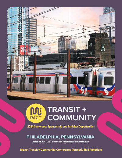 Cover of Prospectus for Mpact Transit + Community 2024 in Philadelphia