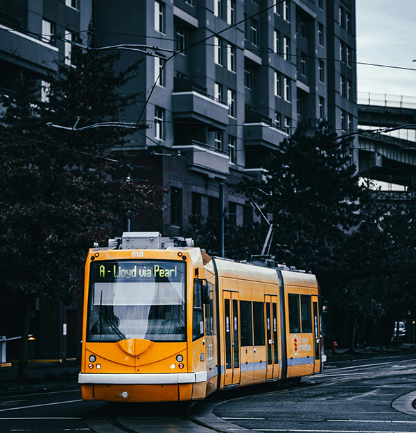 Streetcar downtown Portland. Credit Brett Sayles